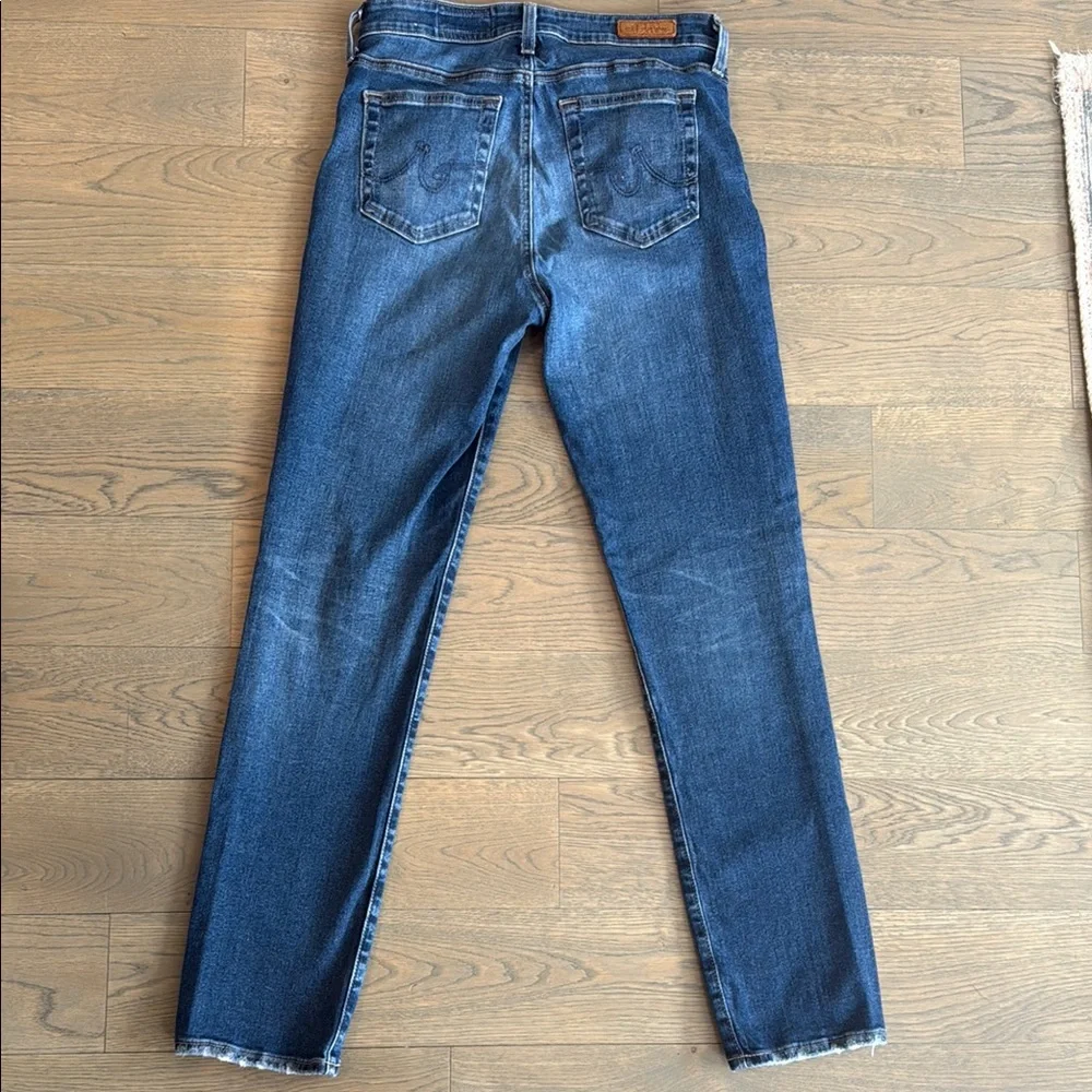 Ag Adriano Goldschmied Mari Mid Rise Slim Straight Leg Jeans (27) - Picture 4 of 6